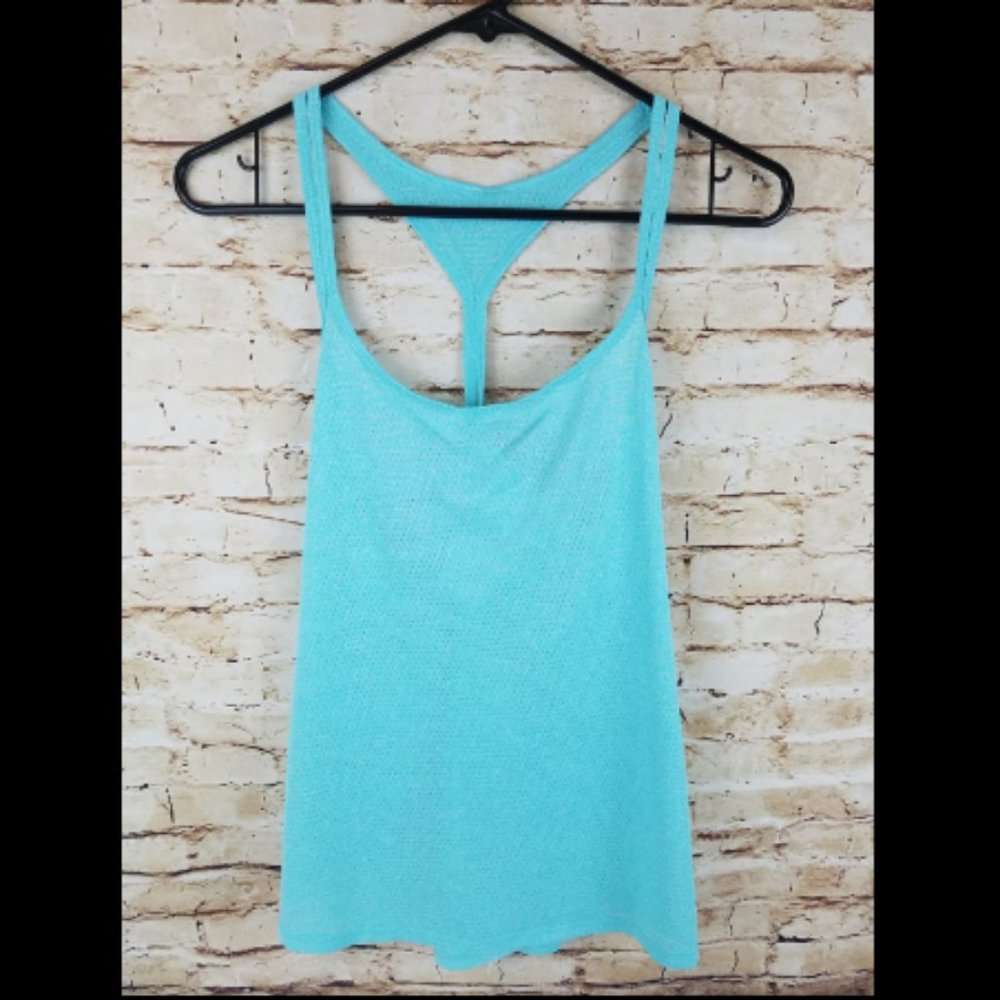 Aviva teal athletic tank top. Size M New with tag